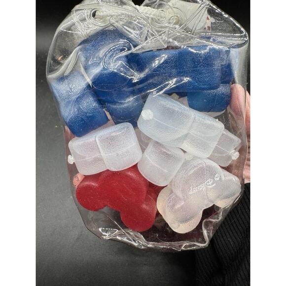 1990’s Disney Store Red White & Blue Mickey Mouse Reusable Ice Cubes 4th July D3 - Picture 8 of 9